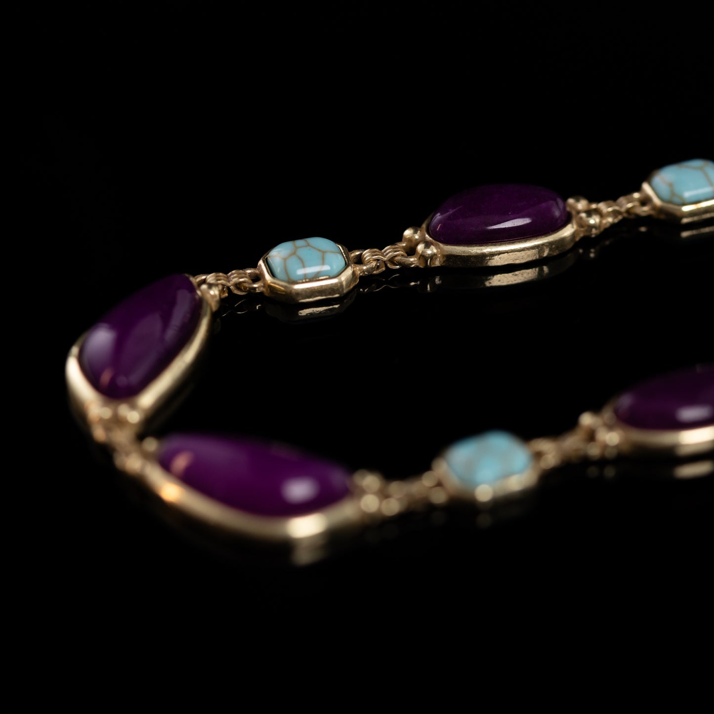 Vintage Natural Stone Artisan Necklace Gift Jewelry