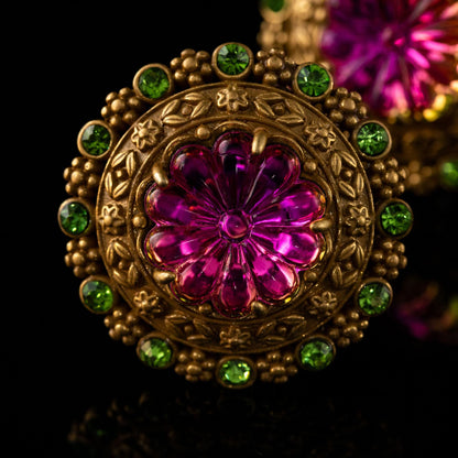 Vintage Statement Luxury Statement Earrings Handcrafted Design