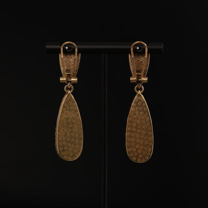 Vintage Teardrop Chic Handcrafted Earrings Gift Jewelry