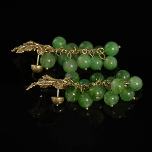 Vintage Agate Chic Handcrafted Earrings for Women