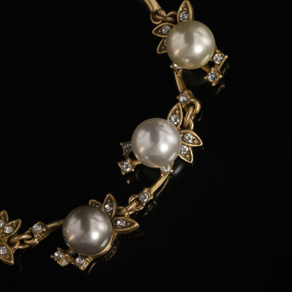 Vintage Pearl Minimalist Luxury Bracelet Handcrafted Design