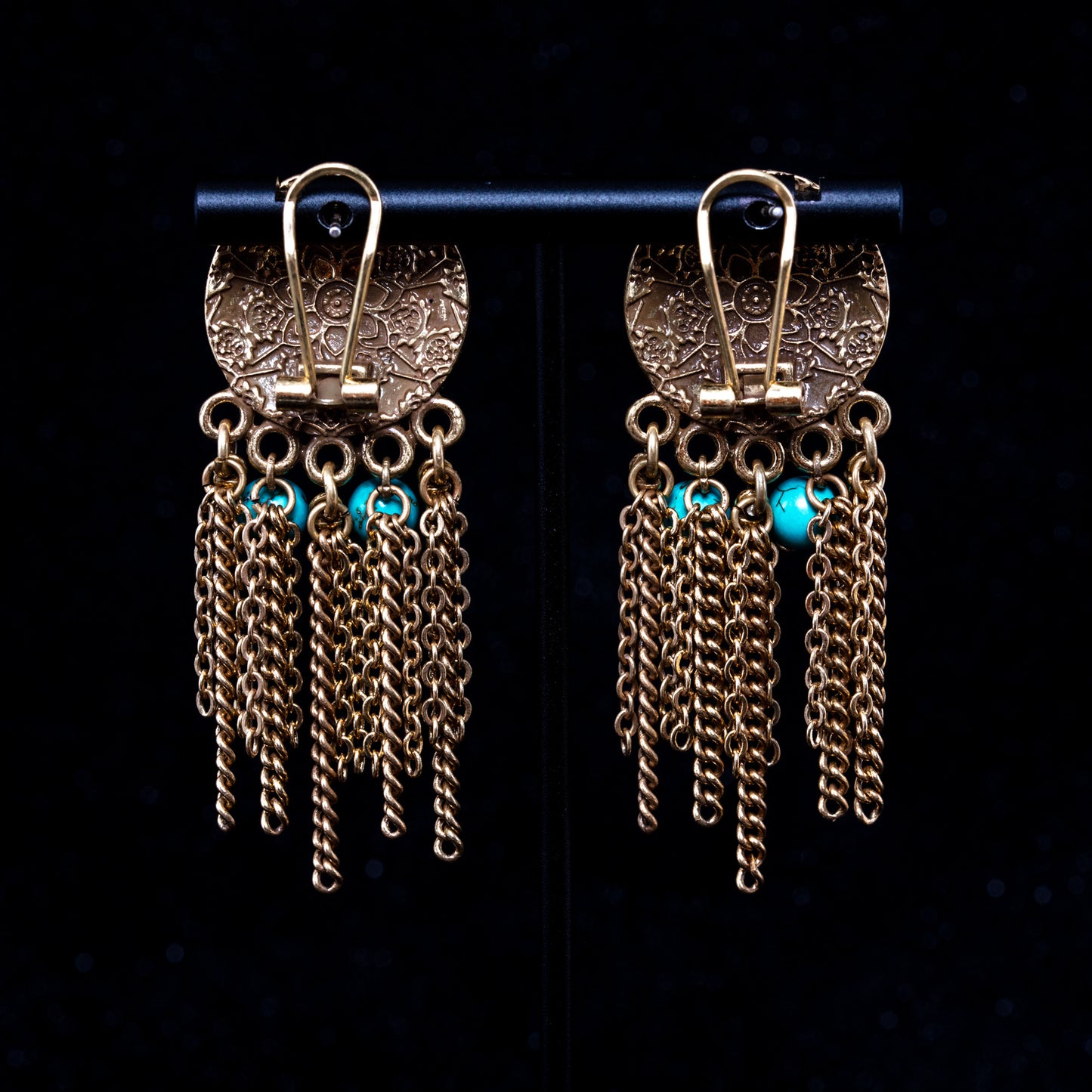 Vintage Luxury Statement Luxury Earrings Handcrafted Design