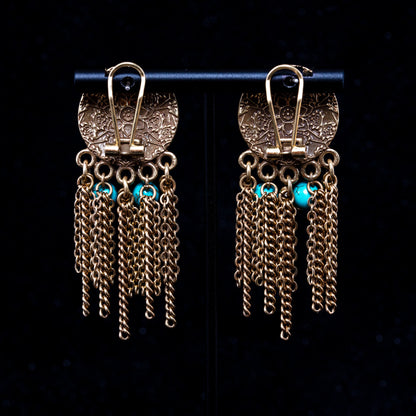 Vintage Luxury Statement Luxury Earrings Handcrafted Design