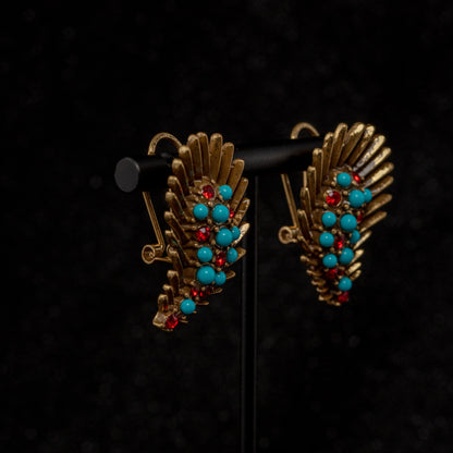 Vintage Leaf Classic Chic Earrings Gift Jewelry