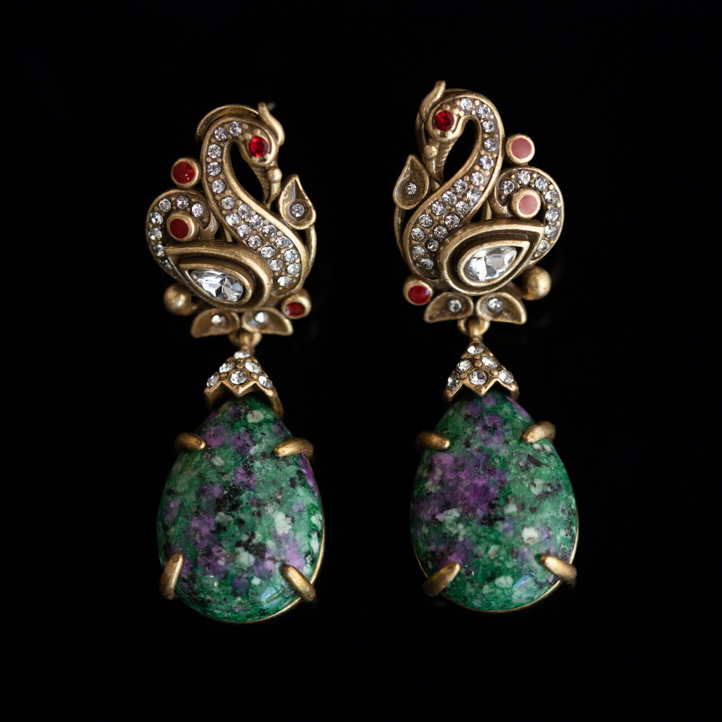 Vintage Pearl Leaf Refined Handcrafted Earrings for Ladies