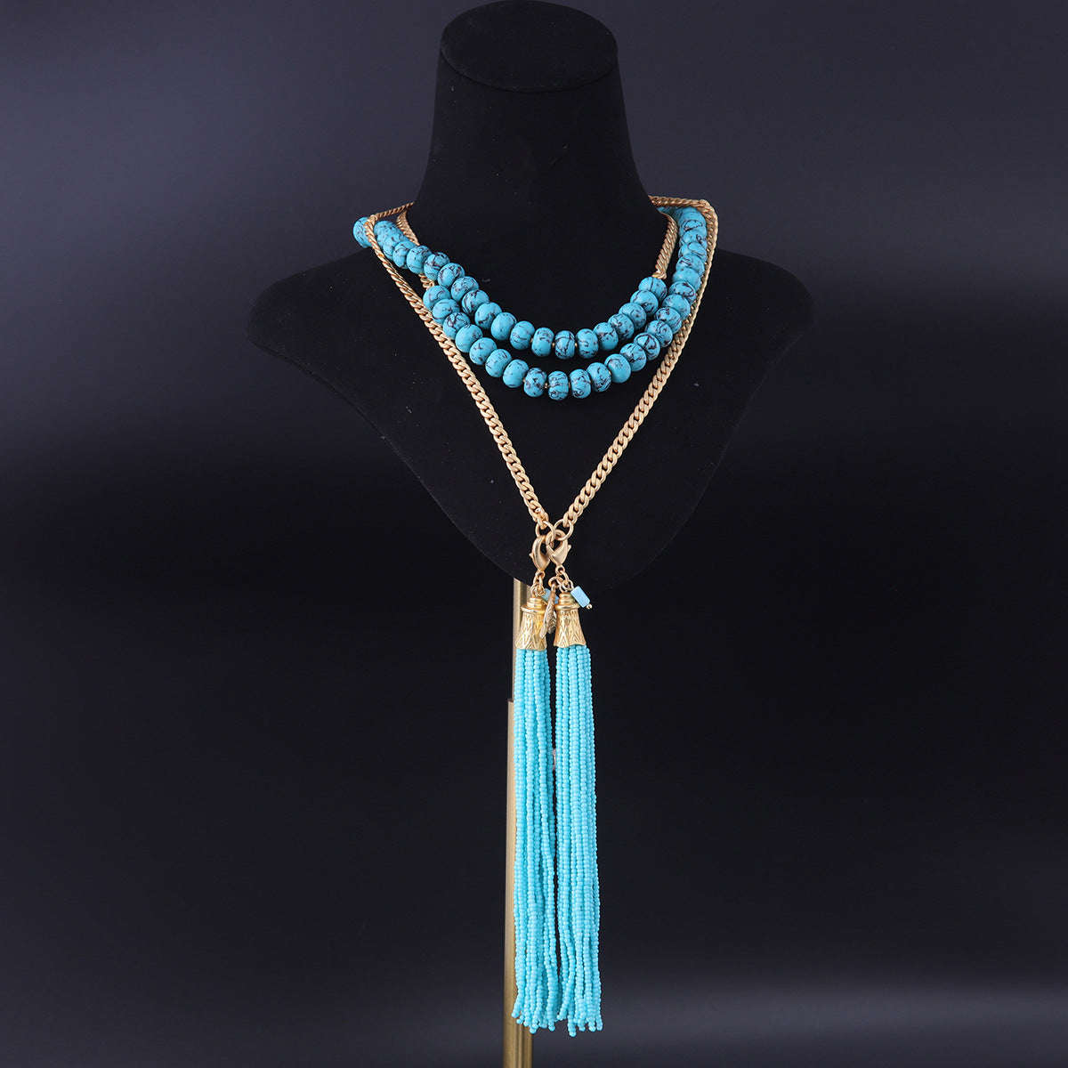 Vintage Geometric Artisan Handcrafted Necklace for Women