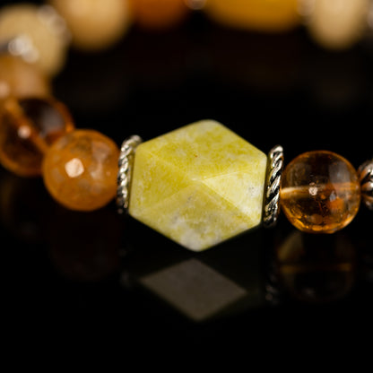 Vintage Agate Geometric Chic Bracelet Timeless Style