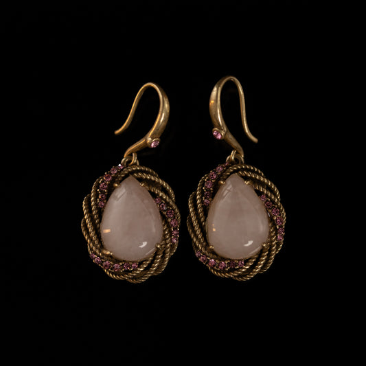 Vintage Crystal Star Luxury Handcrafted Earrings for Women