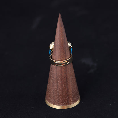 Vintage Geometric Statement Chic Open Ring