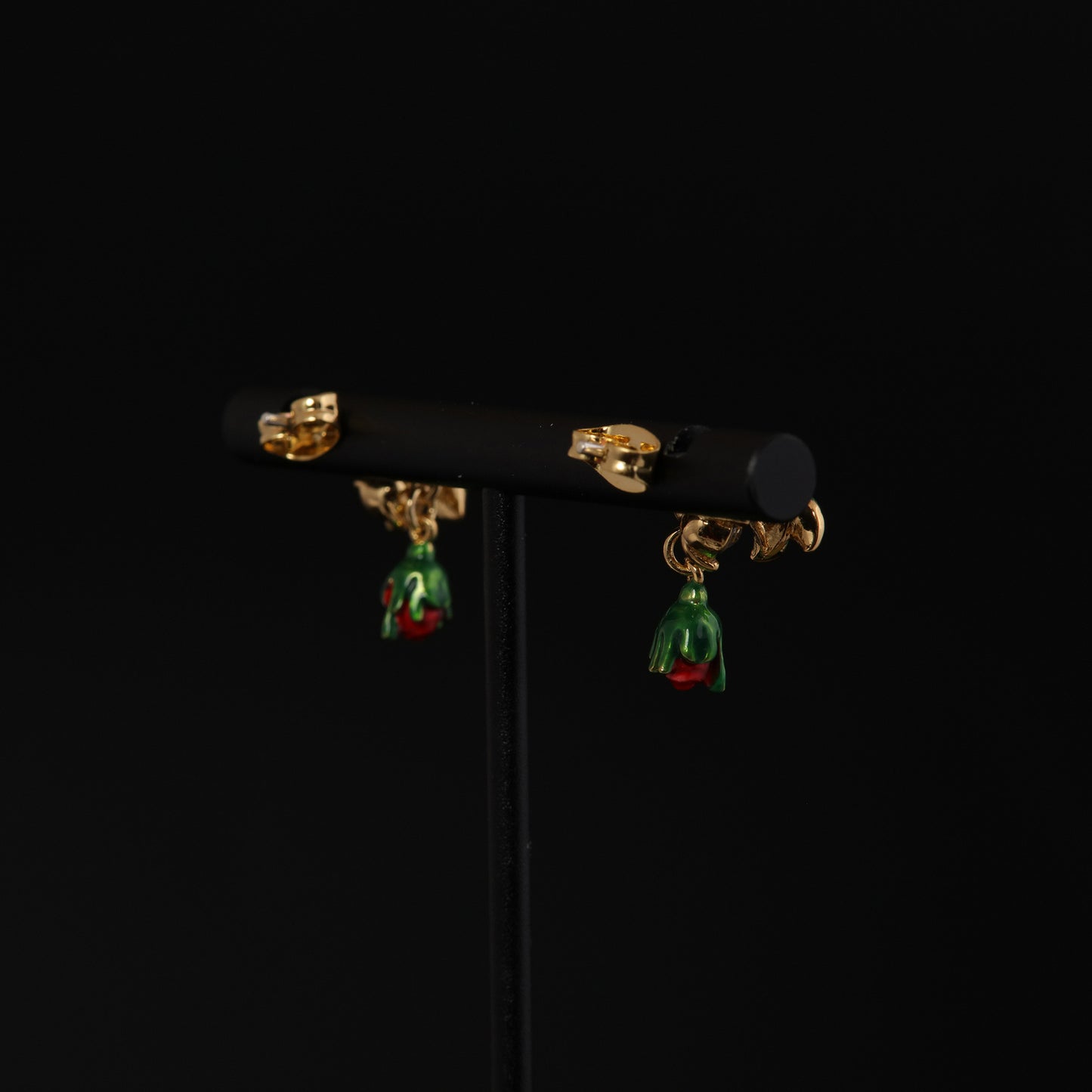 Vintage Pearl Leaf Artisan Earrings for Women