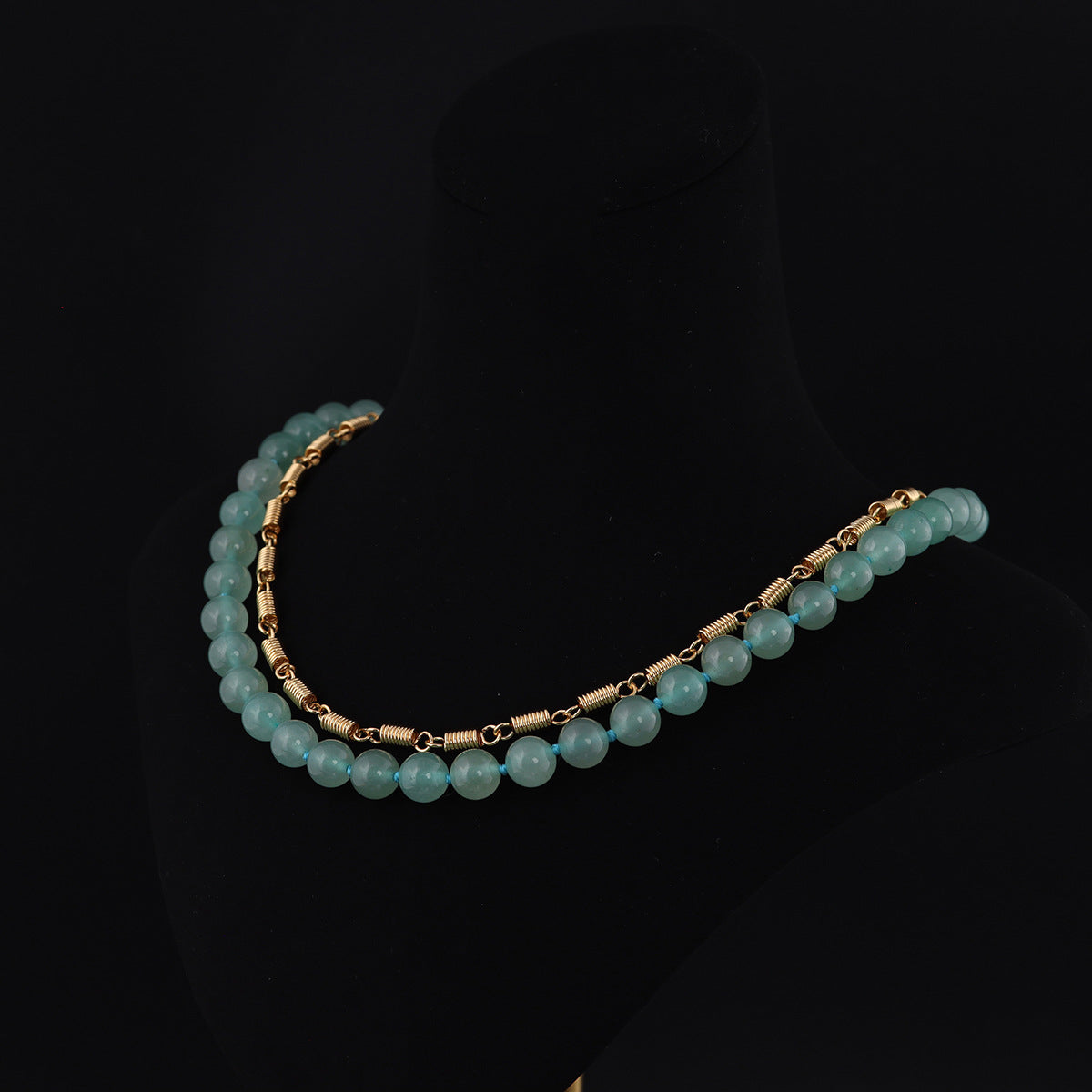 Vintage Geometric Chic Double Layer Necklace Timeless Style