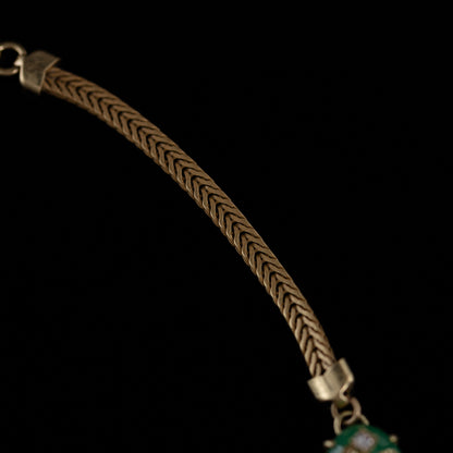 Vintage Leaf Refined Handcrafted Necklace for Ladies