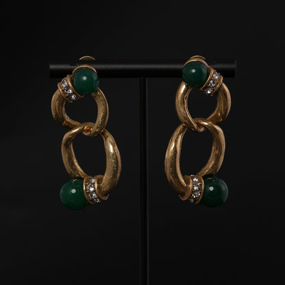 Vintage Agate Elegant Handcrafted Earrings Handcrafted Design