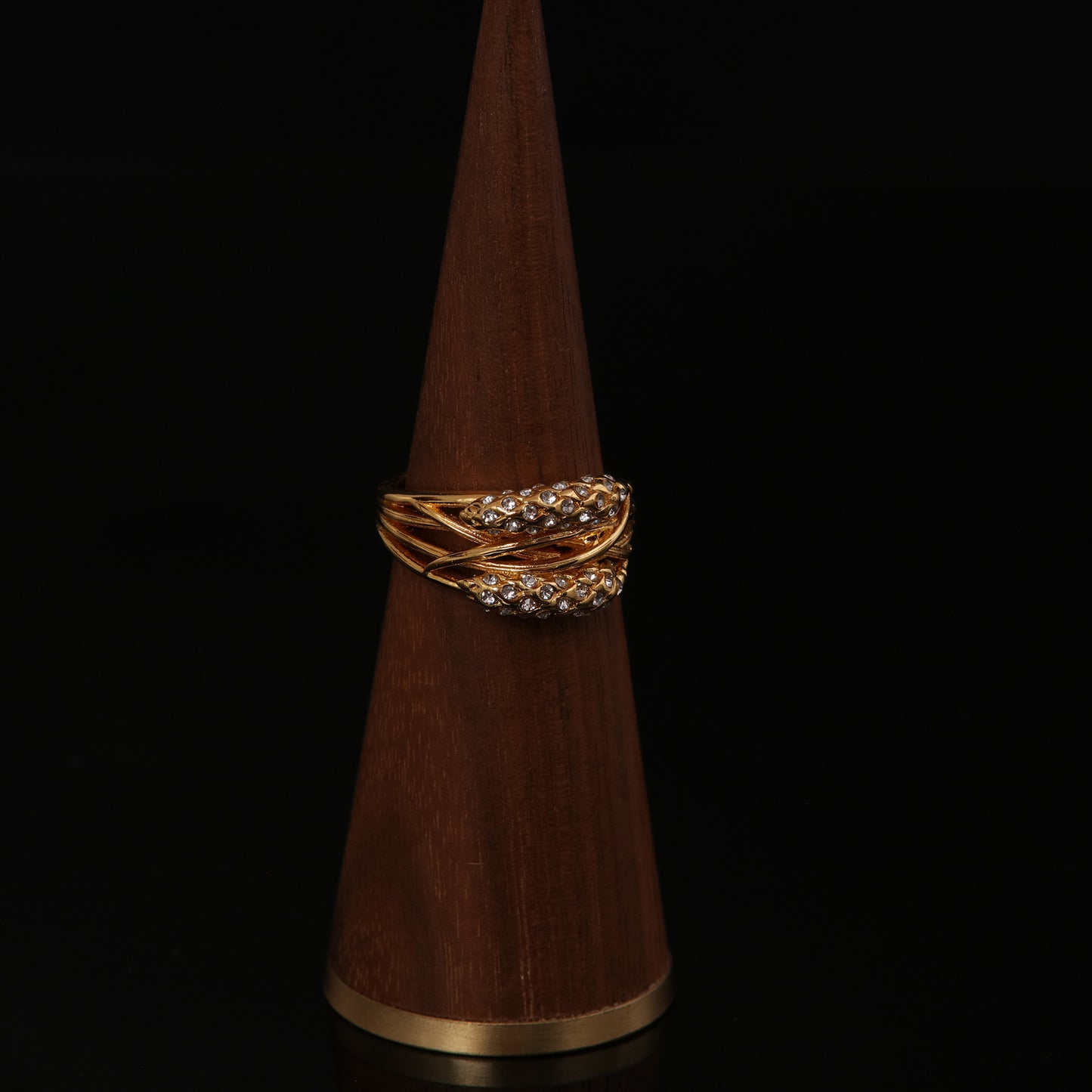 Vintage Geometric Artisan Handcrafted Open Ring