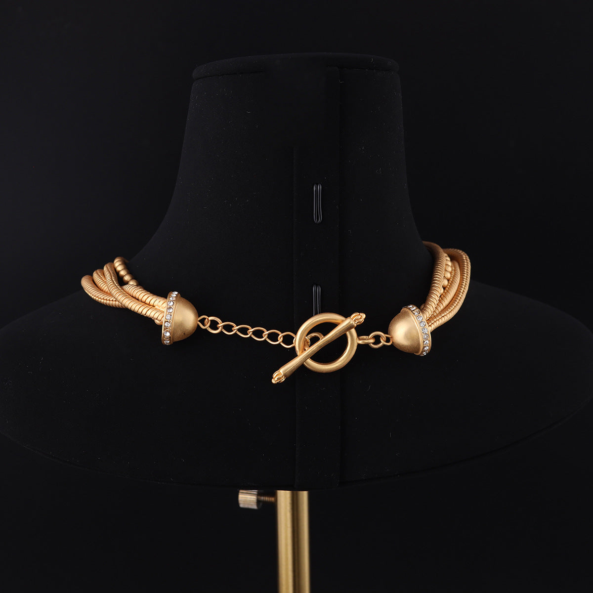 Vintage Geometric Statement Refined Necklace for Ladies