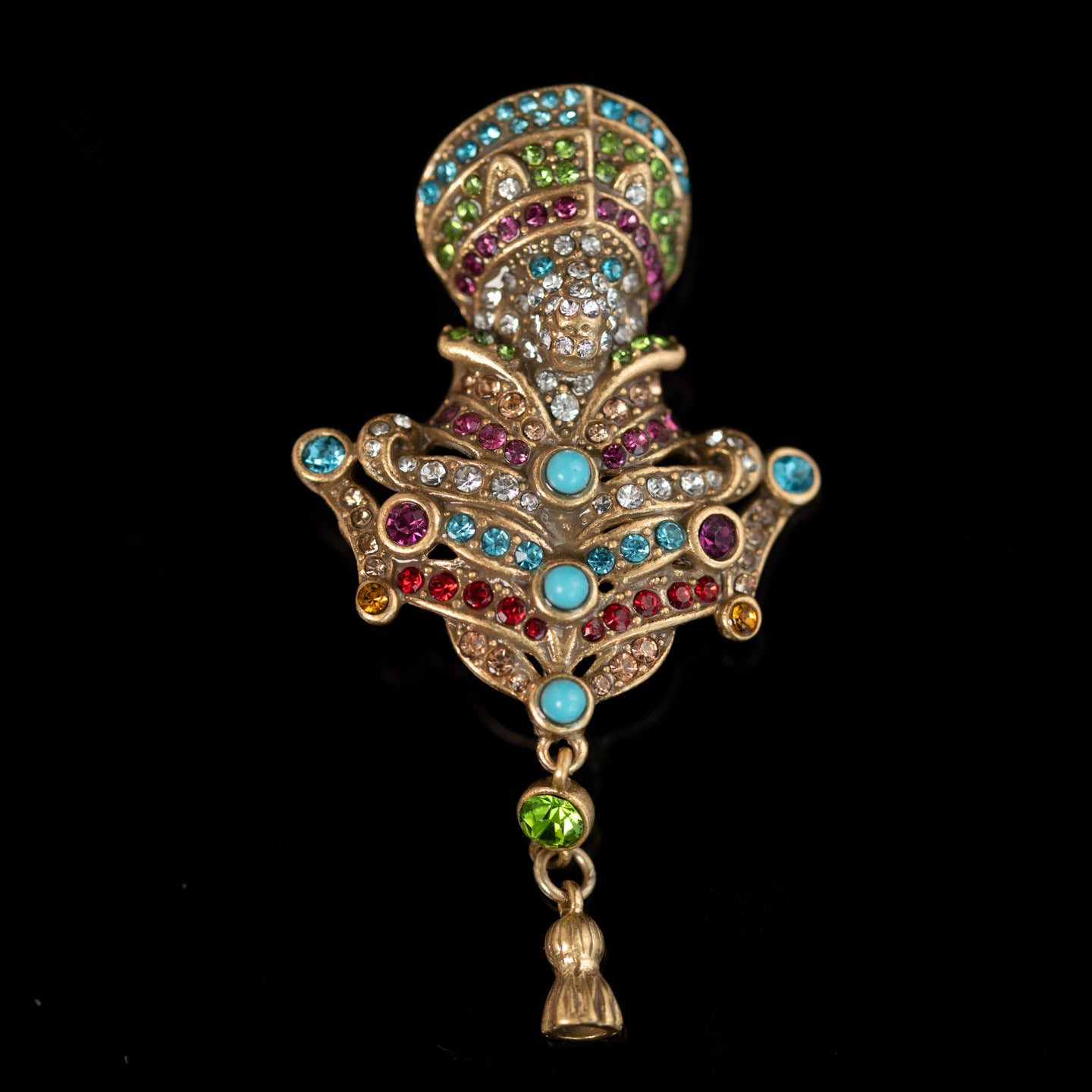 Vintage Cross Artisan Handcrafted Brooches for Men