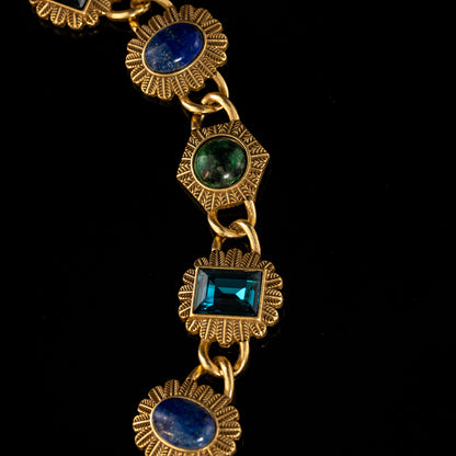 Vintage Crystal Heart Luxury Handcrafted Necklace for Ladies