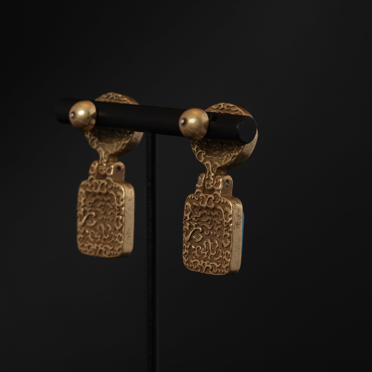 Vintage Natural Stone Classic Handcrafted Earrings Gift Jewelry