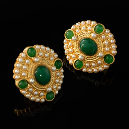 Vintage Natural Stone Classic Earrings for Women