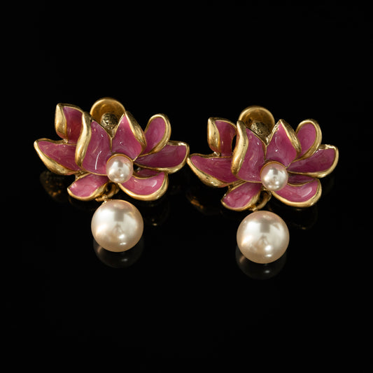 Vintage Pearl Timeless Handcrafted Earrings for Women