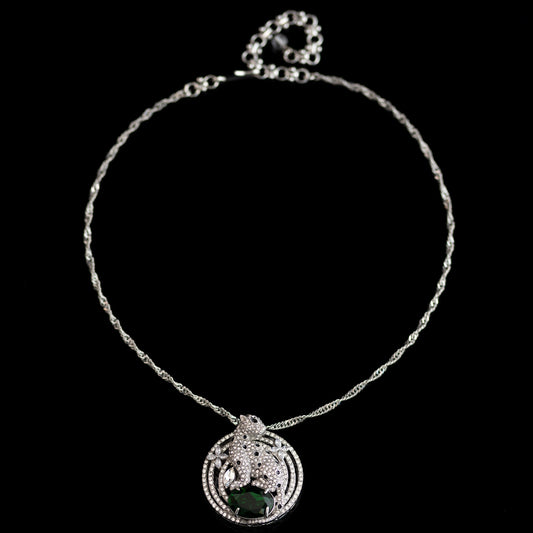 Vintage Cubic Zirconia Star Statement Necklace for Women