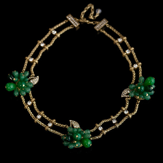 Vintage Natural Stone Classic Necklace Timeless Style