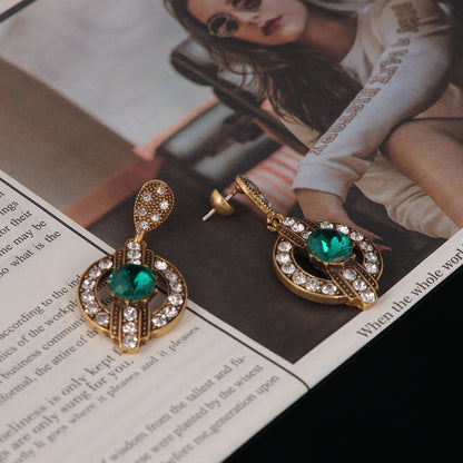 Vintage Elegant Handcrafted Classic Earrings Gift Jewelry