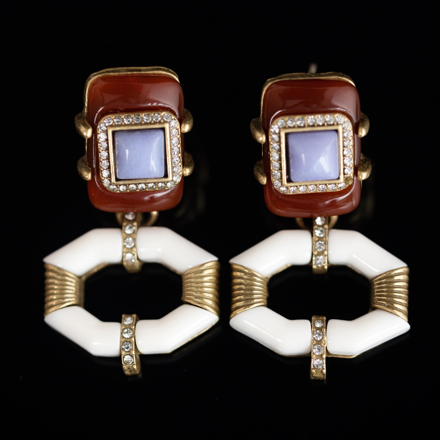 Vintage Pearl Leaf Refined Handcrafted Earrings for Ladies