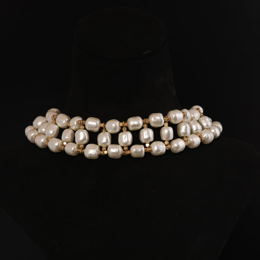 Vintage Pearl Elegant Polished Necklace Timeless Style