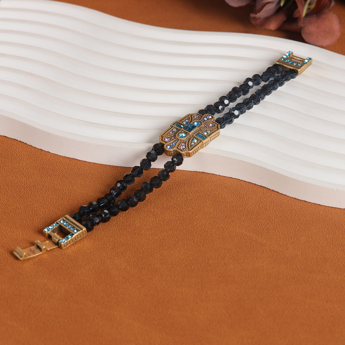 Vintage Crystal Retro Refined Handcrafted Bracelet Handcrafted Design