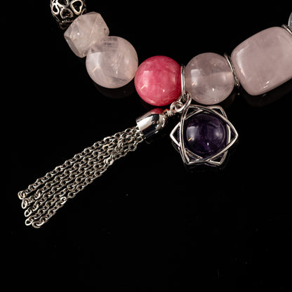 Vintage Crystal Star Classic Handcrafted Bracelet Gift Jewelry