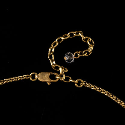 Vintage Natural Stone Chic Handcrafted Necklace Gift Jewelry