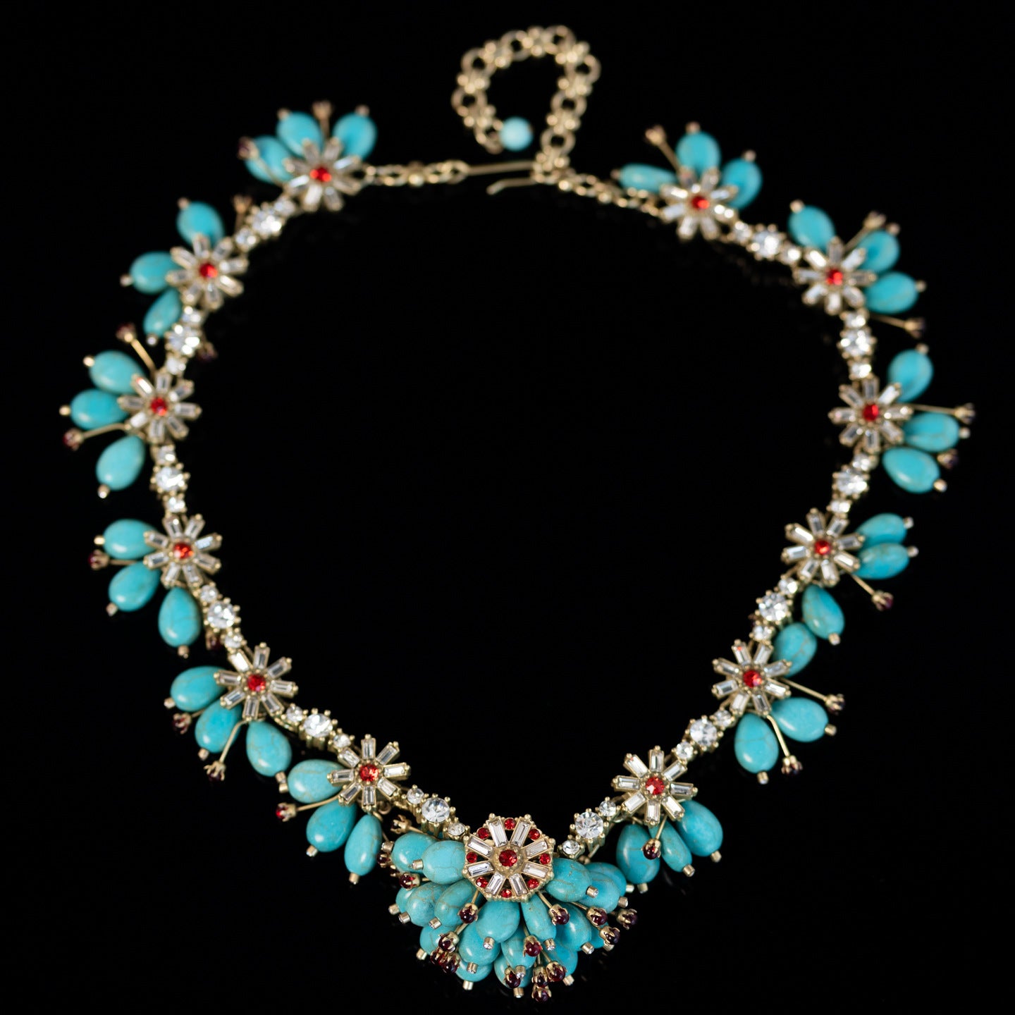 Vintage Floral Chic Elegant Necklace Gift Jewelry