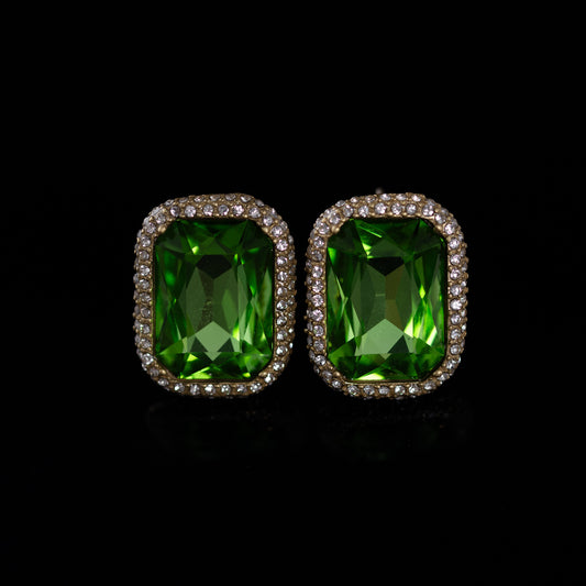 Vintage Cubic Zirconia Timeless Polished Earrings Timeless Style