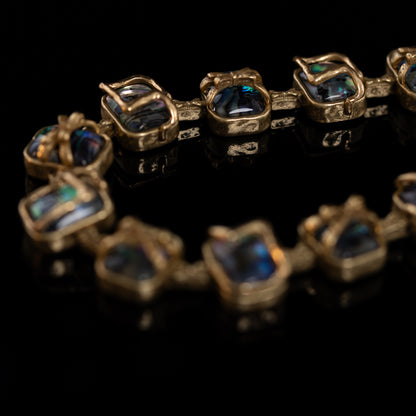 Vintage Geometric Statement Handcrafted Necklace for Ladies