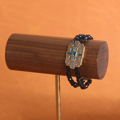 Vintage Crystal Retro Refined Handcrafted Bracelet Handcrafted Design