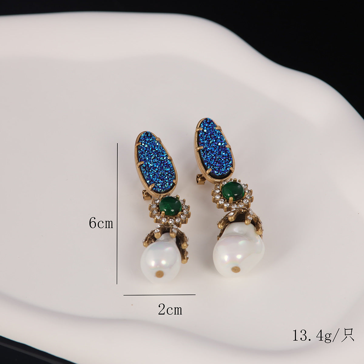 Vintage Refined Handcrafted Luxury Earrings Gift Jewelry