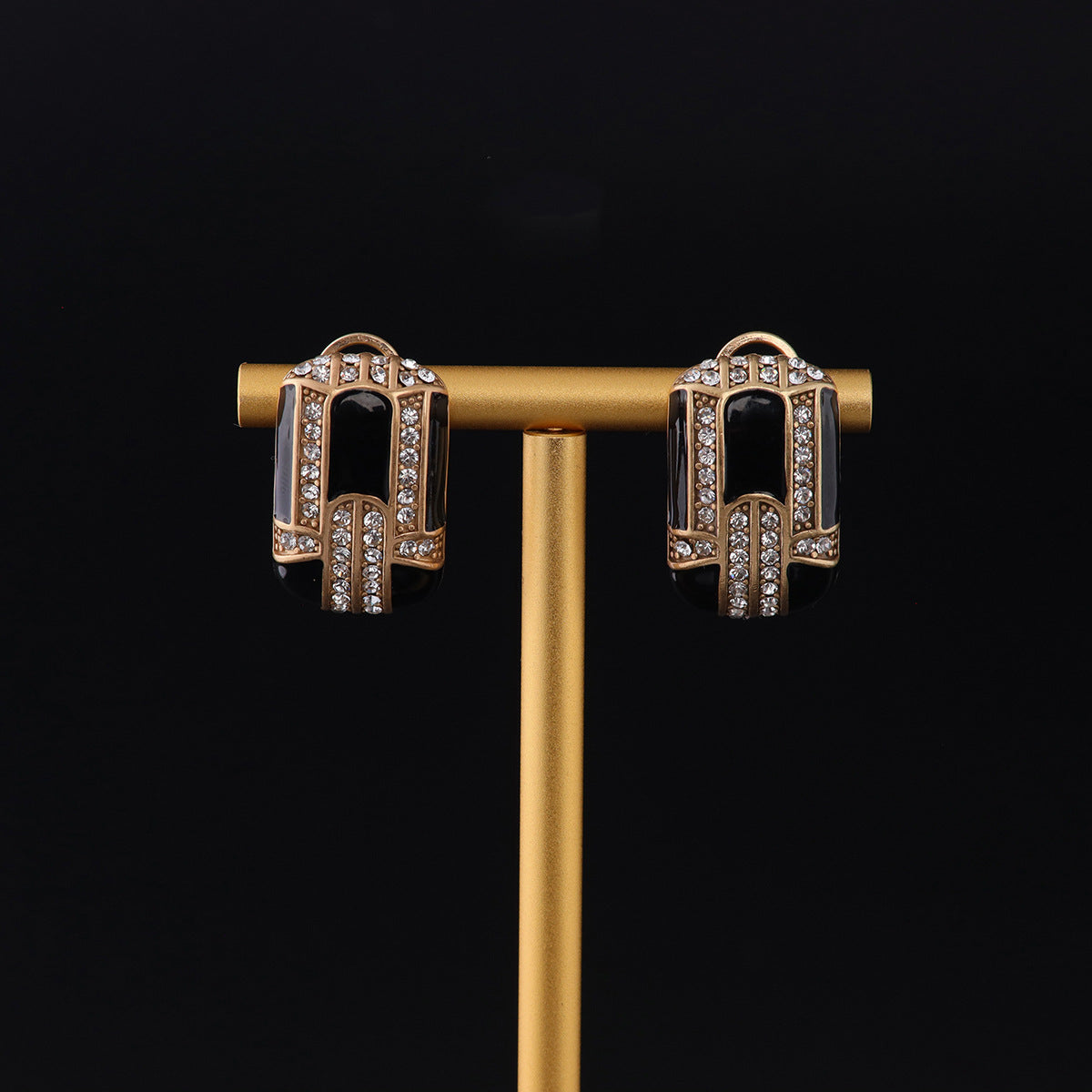 Vintage Geometric Timeless Handcrafted Earrings Handcrafted Design