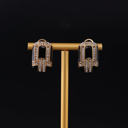 Vintage Geometric Timeless Handcrafted Earrings Handcrafted Design