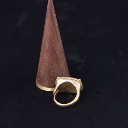 Vintage Geometric Timeless Refined Open Ring
