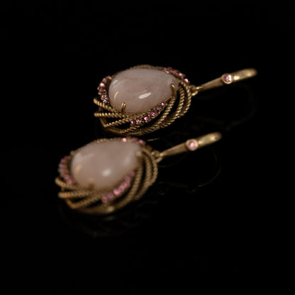 Vintage Crystal Star Luxury Handcrafted Earrings for Women