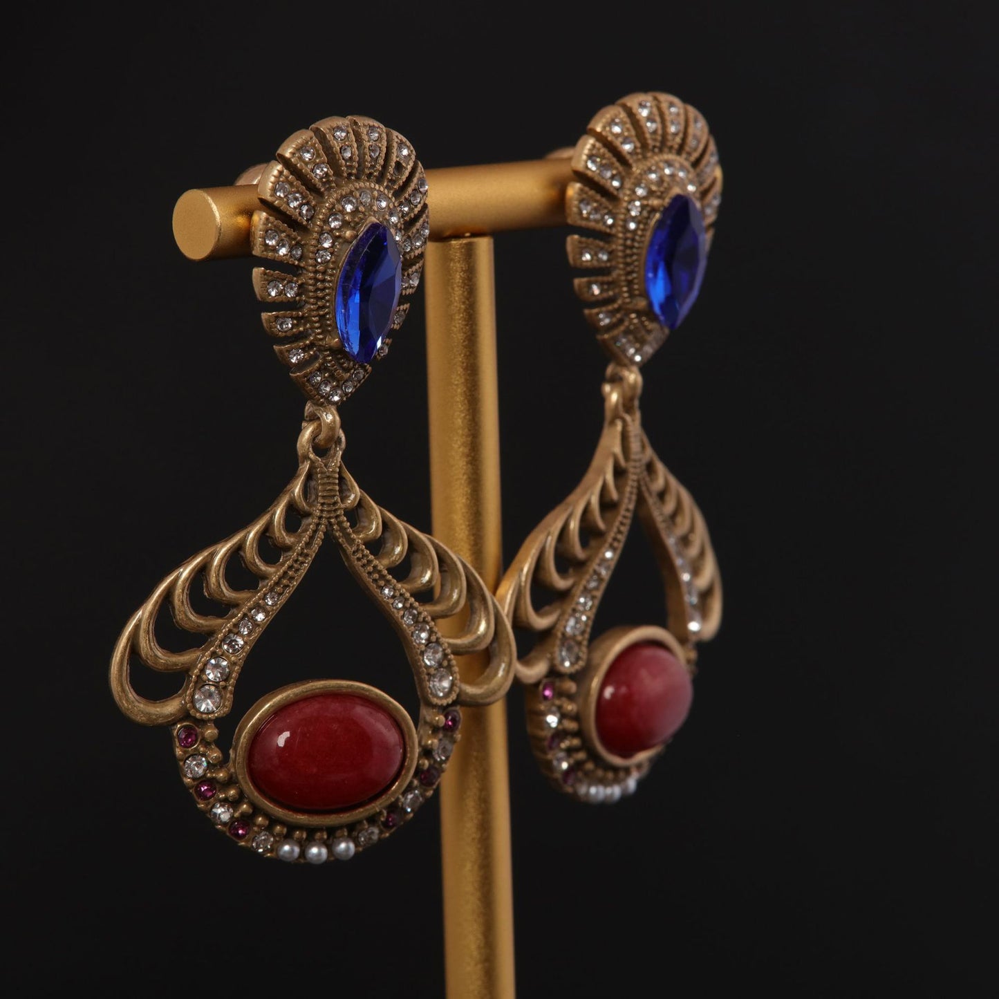Vintage Statement Handcrafted Timeless Earrings Handcrafted Design