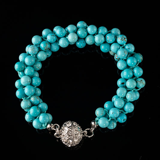 Vintage Elegant Polished Baroque Bracelet for Men