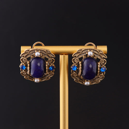 Vintage Geometric Artisan Timeless Earrings Gift Jewelry