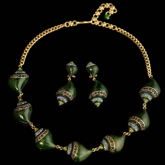 Vintage Elegant Conch Jewelry Set Designer Designer