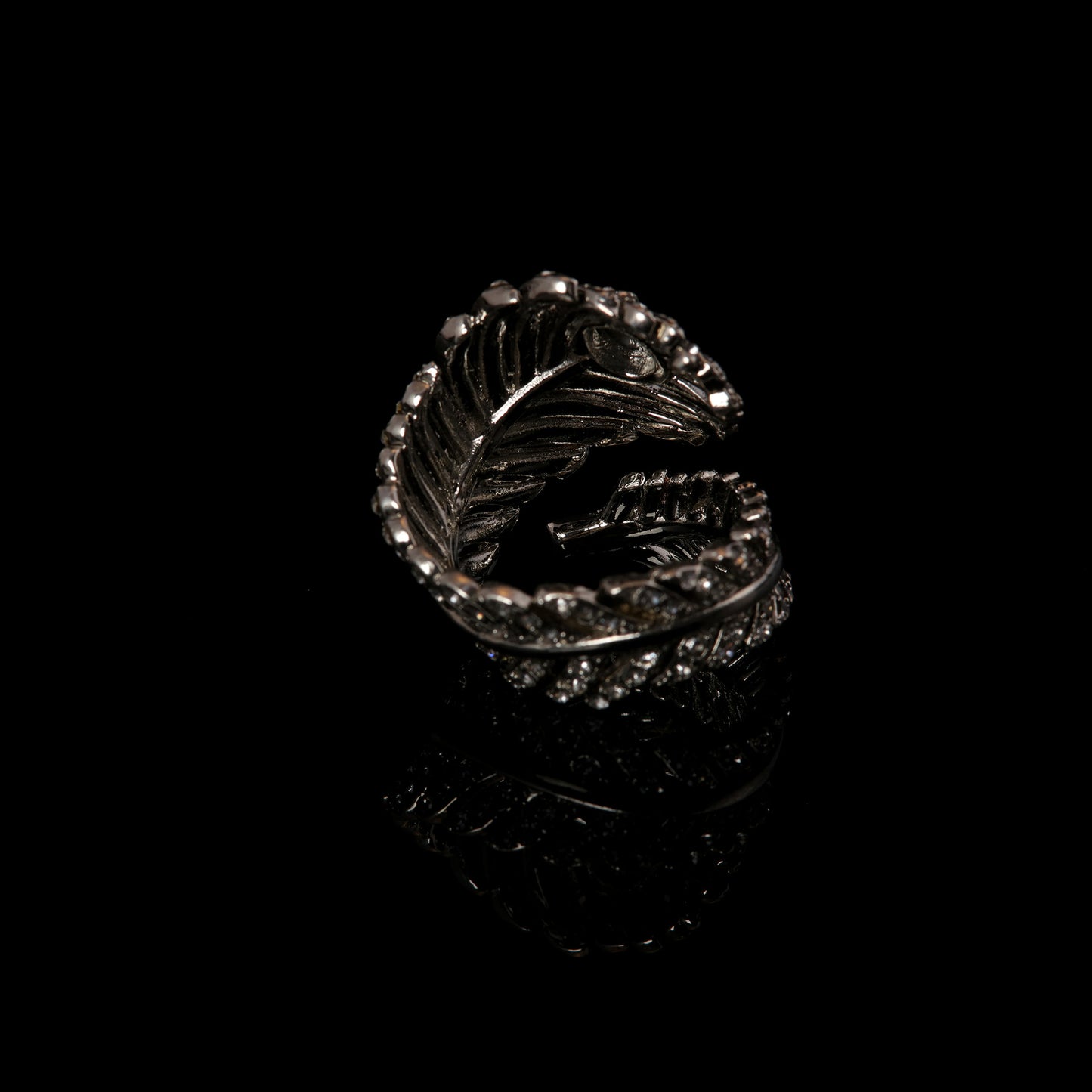 Vintage Geometric Chic Statement Open Ring