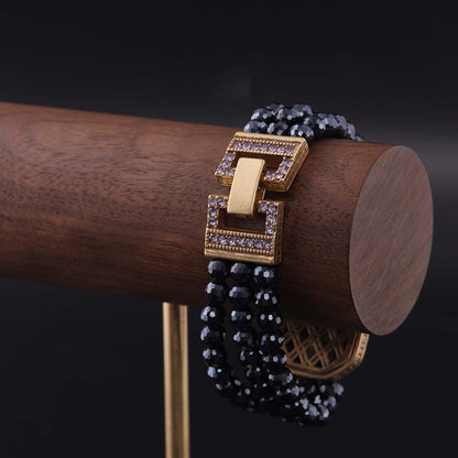 Vintage Geometric Luxury Artisan Bracelet for Women