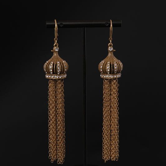 Vintage Elegant Artisan Chic Earrings Handcrafted Design