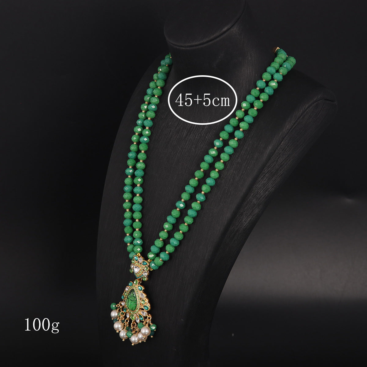 Vintage Heart Statement Artisan Necklace for Women
