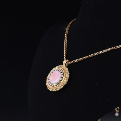 Vintage Shell Geometric Refined Necklace for Women